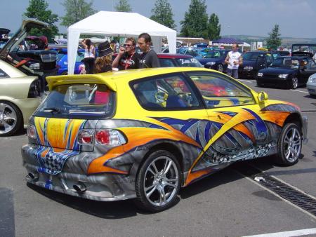 the car